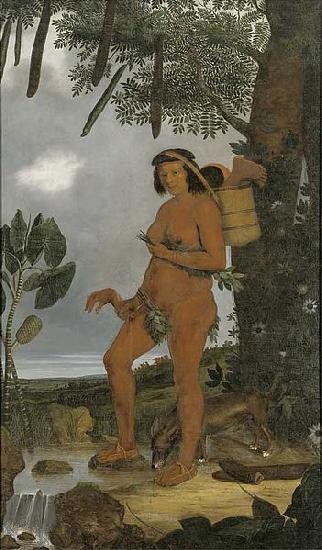 Albert Eckhout Tapuia woman oil painting image